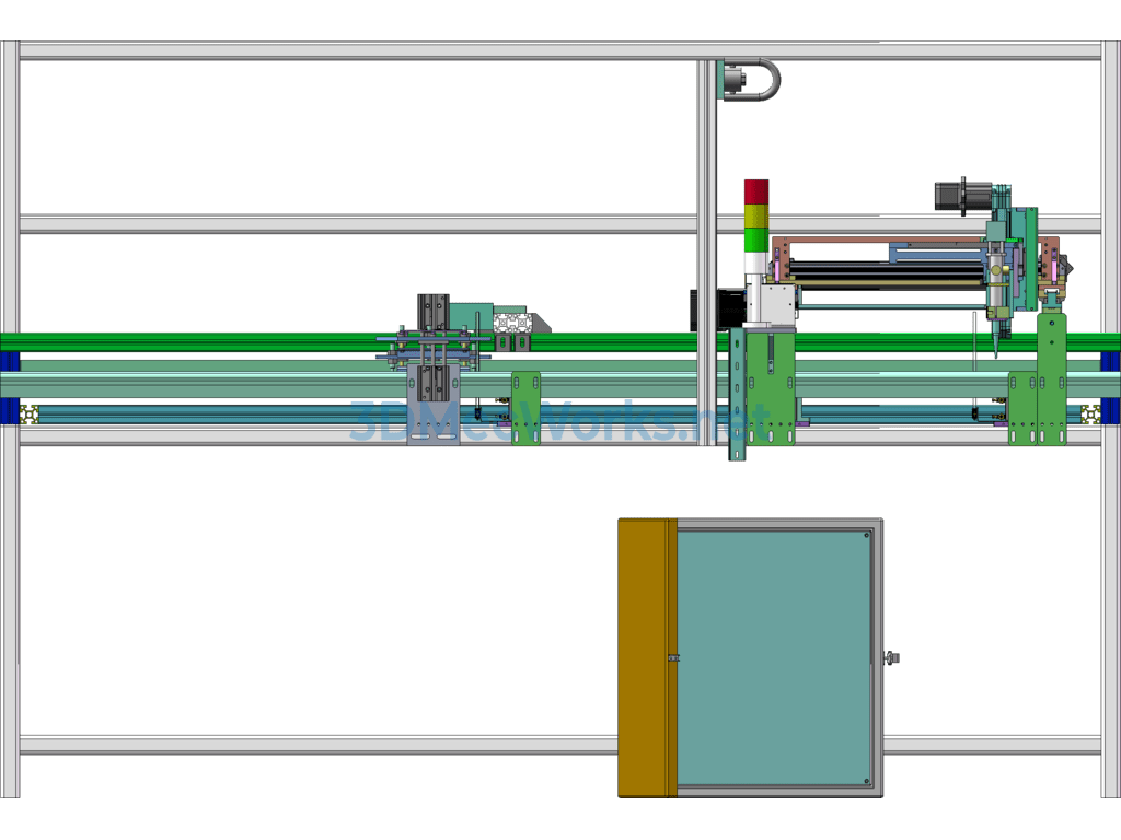 Online Pcba Dispensing Machine - SolidWorks - Free Download Online Pcba Dispensing Machine - Image 5