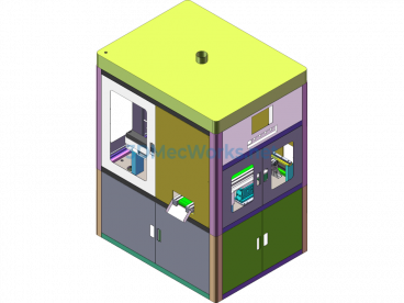 Transformer Automatic Soldering Machine - SolidWorks - Free Download