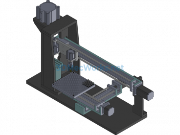 Automatic Assembly Fixture For Ball Screw Valve Body - SolidWorks - Free Download