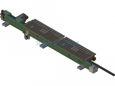 Dual Tray Handling Mechanism - ProE  Creo.Parametric - Free Download