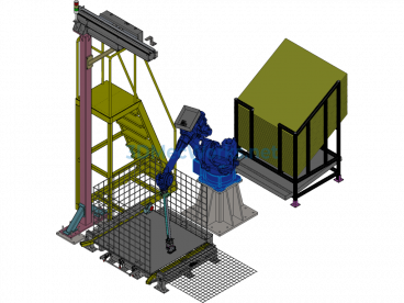 CNC Automation Workshop Layout - SolidWorks - Free Download