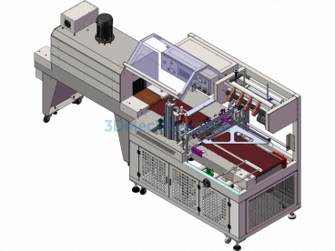 Fully Automatic Side Sealing Heat Shrink Packaging Machine - SolidWorks - Free Download