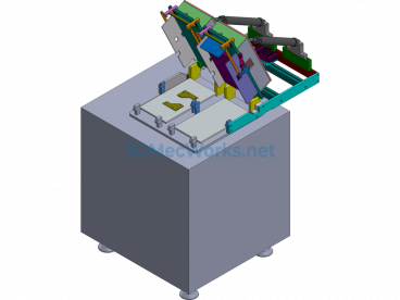 PCBA - ICT Automatic Testing Equipment - SolidWorks - Free Download