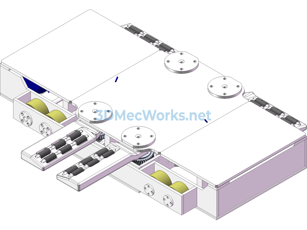 Three-Dimensional Warehouse Clamp Carriage - SolidWorks - Free Download Three-Dimensional Warehouse Clamp Carriage - Image 3