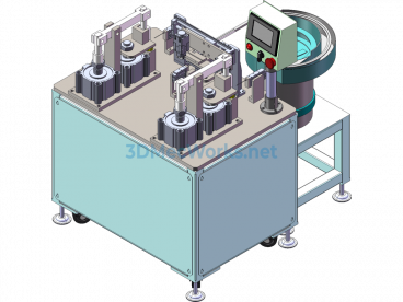 Automatic Small Mandrel Bending Machine (Mass Production) - SolidWorks - Free Download