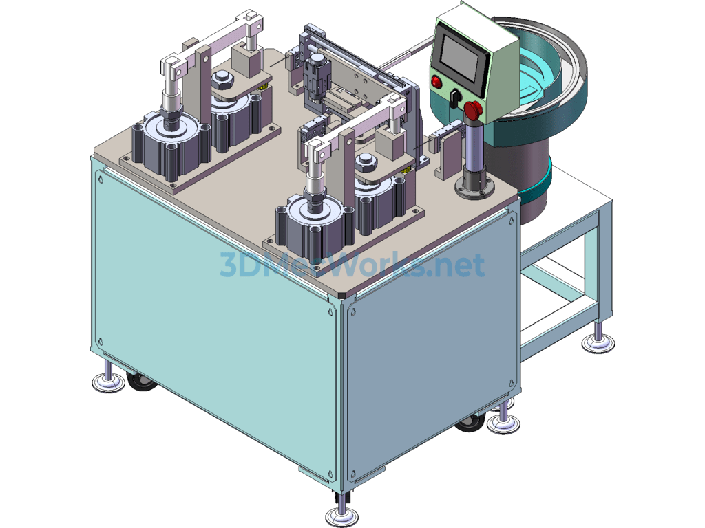 Automatic Small Mandrel Bending Machine (mass Production) - SolidWorks - Free Download Automatic Small Mandrel Bending Machine (mass Production)