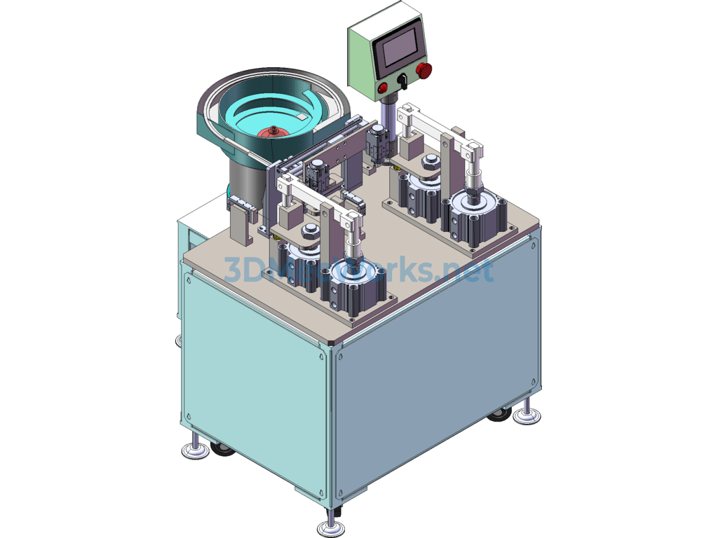 Automatic Small Mandrel Bending Machine (mass Production) - SolidWorks - Free Download Automatic Small Mandrel Bending Machine (mass Production) - Image 2