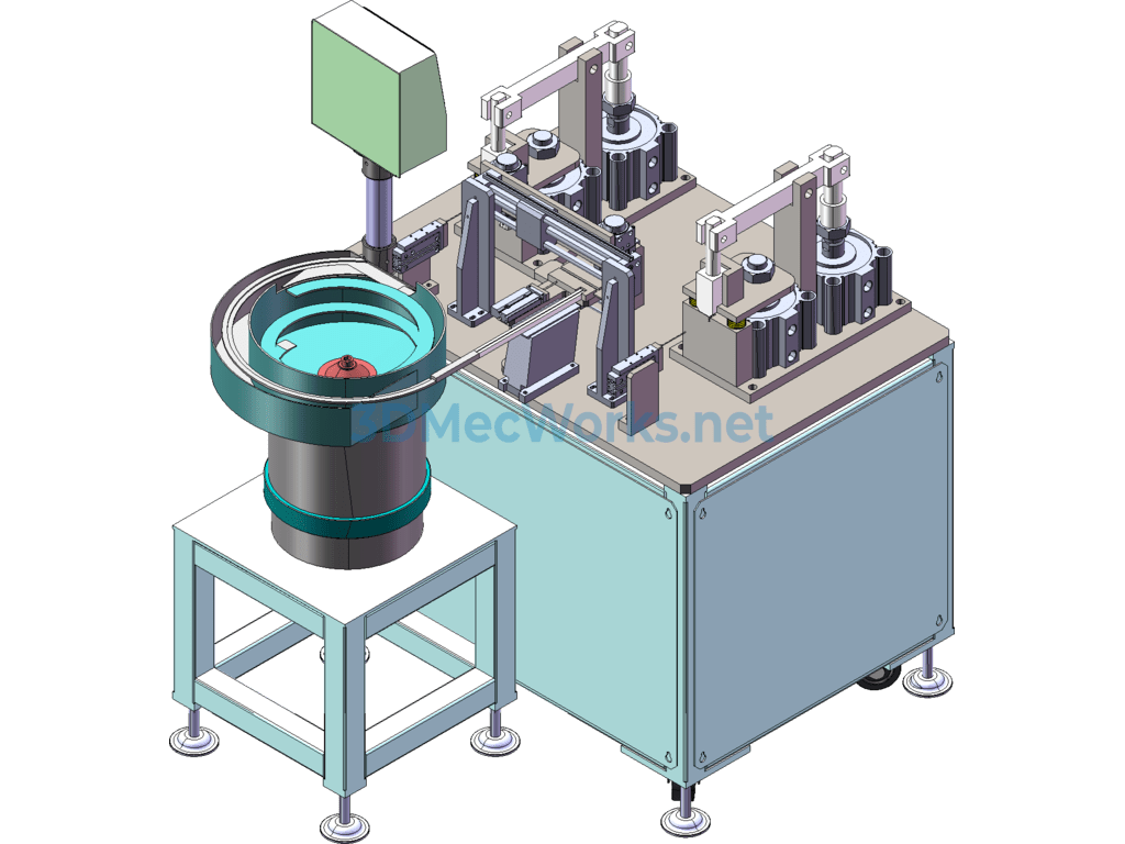 Automatic Small Mandrel Bending Machine (mass Production) - SolidWorks - Free Download Automatic Small Mandrel Bending Machine (mass Production) - Image 3