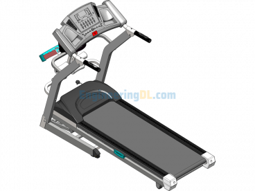 YY1450 Foldable Treadmill Blueprint Structural Design - SolidWorks - Free Download