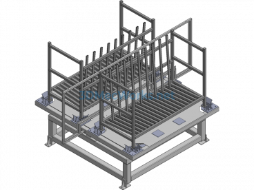 Two-Way Rack Placement Rotating Platform - Exported - Free Download