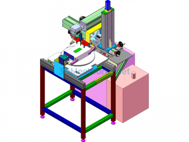Online Marking Machine For Lithium Battery类 - SolidWorks - Free Download
