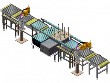 Automatic Bun Packing Machine - SolidWorks - Free Download