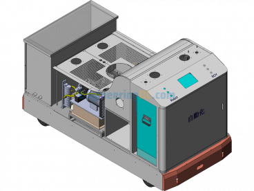 AGV Cart Related Drawings Package (12 Items) - SolidWorks - Free Download