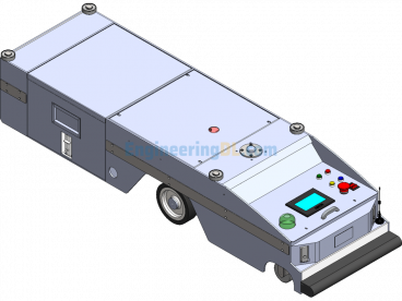 Pack Of AGV Cart Related Drawings (18 Documents) - SolidWorks - Free Download