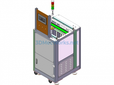 The Conveyor Line Automatic Lift Includes DFM. - SolidWorks - Free Download