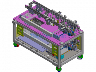 Automatically Adjustable Width Conveyor Line - Exported - Free Download