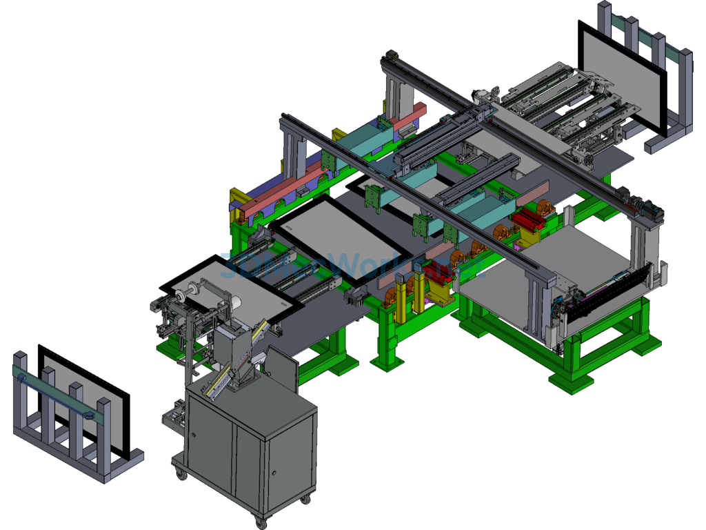 Automated Glass Assembly Equipment + Engineering Drawings + Bom - SolidWorks - Free Download Automated Glass Assembly Equipment + Engineering Drawings + Bom - Image 4