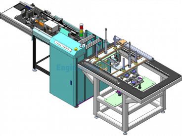 Assembly And Inspection Automation Line For Magnetic Rings - SolidWorks - Free Download
