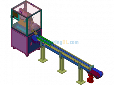 Automatic Line Box Loading Equipment - SolidWorks - Free Download
