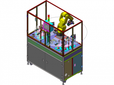 Automated Loading And Unloading For Mass Production Molds + BOM - SolidWorks - Free Download