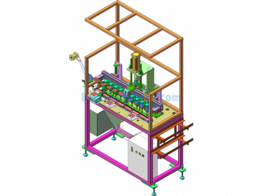 2GL Drilling And Cutting Integrated Machine - SolidWorks - Free Download