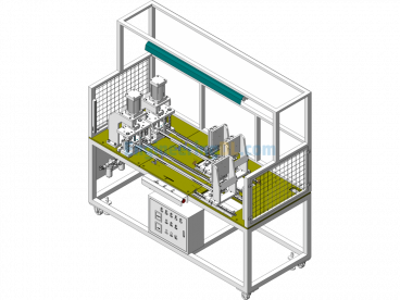 A5 Door Strip Precision Cutting Machine - SolidWorks - Free Download