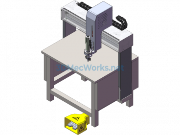 Automatic Positioning Screw Locking Machine - SolidWorks - Free Download