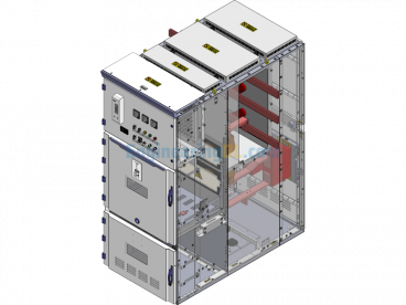 Second Generation Centrally-Mounted Cabinet KYN28A-12 - SolidWorks - Free Download