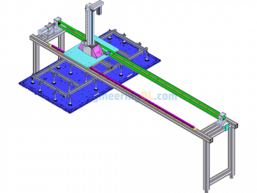 98-Inch Electronic Whiteboard Card Suction Screen Transplanter Machine - SolidWorks - Free Download