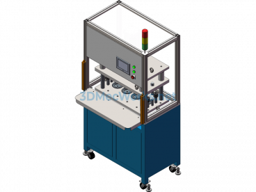 Tapered Spring Spring Forming Machine Compression Machine 4-Station Vertical - SolidWorks - Free Download