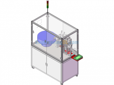 Capacitor Cutting And Bending Forming Machine - SolidWorks - Free Download