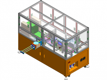 Cardboard Box Packaging Line - SolidWorks - Free Download