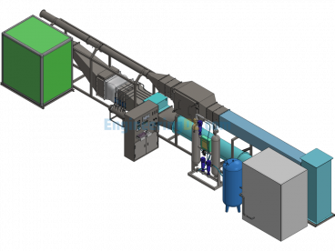 Integrated High-Efficiency Filter Testing Equipment - Creo.Parametric - Free Download