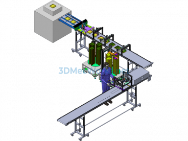Carton Assembly Line - SolidWorks - Free Download