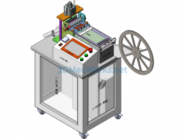 Automatic Webbing Cutting Machine - SolidWorks - Free Download