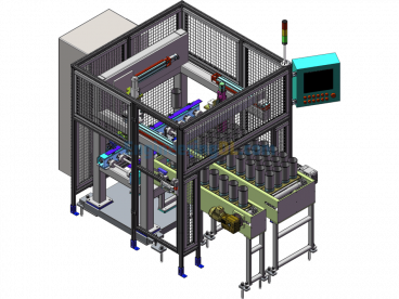 Cylinder Liner Press-Fitting Machine - SolidWorks - Free Download