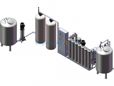 4000 Pure Water Preparation Water Treatment Equipment Machine - SolidWorks - Free Download