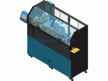Energy Line Brushing And Shearing Equipment - SolidWorks - Free Download
