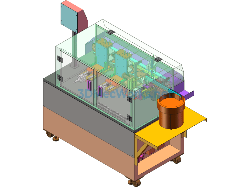 Rj45 Security Wire Connector Soldering Machine - SolidWorks - Free Download Rj45 Security Wire Connector Soldering Machine - Image 3