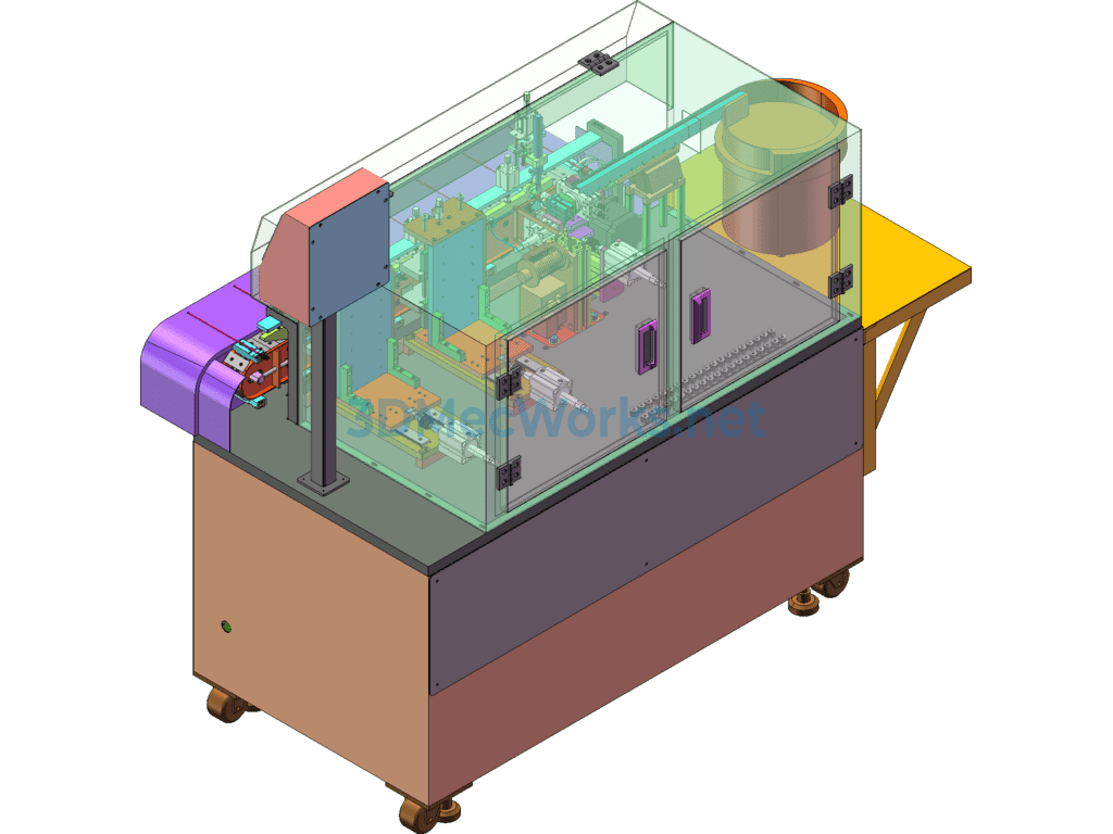 Rj45 Security Wire Connector Soldering Machine - SolidWorks - Free Download Rj45 Security Wire Connector Soldering Machine - Image 4