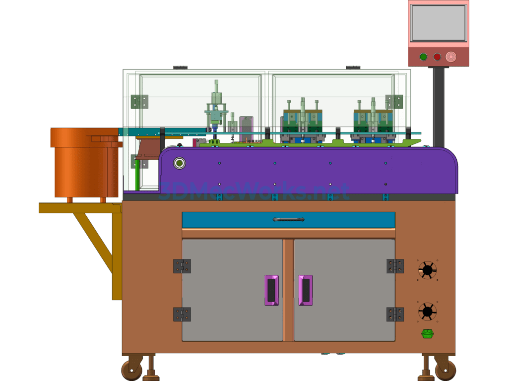 Rj45 Security Wire Connector Soldering Machine - SolidWorks - Free Download Rj45 Security Wire Connector Soldering Machine - Image 5