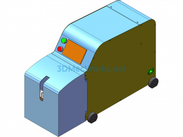Coaxial Stripping Machine - SolidWorks - Free Download