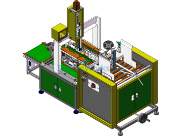 Automatic Gift Box Corner Pasting Machine - SolidWorks - Free Download