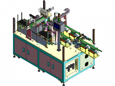 Automatic Assembly Machine For Electronic Product IM Terminals - SolidWorks - Free Download