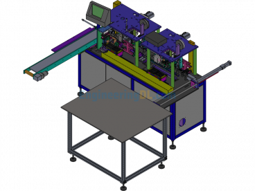 Large Aluminum Dual-Sided Placement Machine - SolidWorks - Free Download