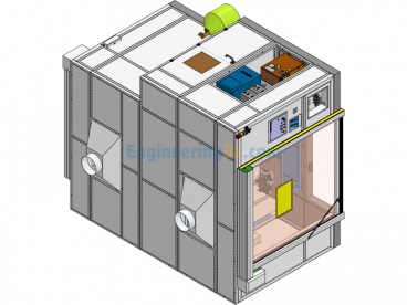 Single Robot 3-Station Workstation - SolidWorks - Free Download