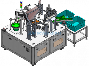Snap Ring Automatic Assembly Machine - SolidWorks - Free Download
