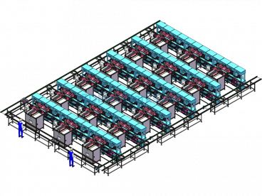 Automatic Vulcanization Line - SolidWorks - Free Download