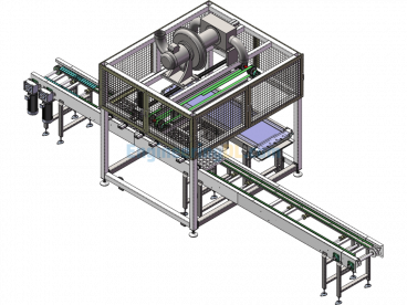 Cake Depanning Machine - SolidWorks - Free Download