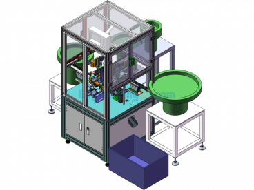 Toilet Damper Spring Claw Assembly Machine - SolidWorks - Free Download